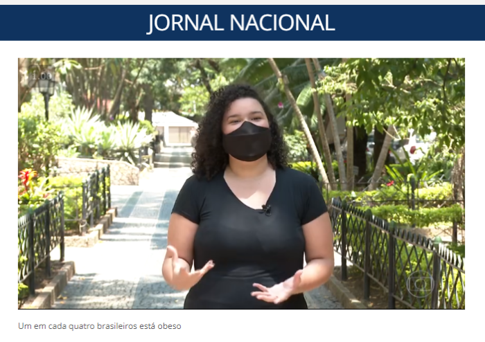 Bárbara Cavalcante no Jornal Nacional